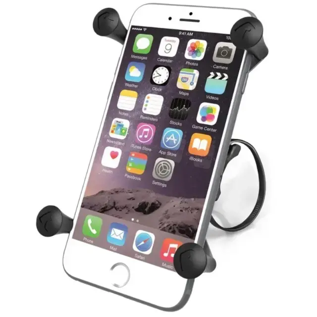RAM Bicycle Phone Mount | X-Grip with RAM EZ-On/Off Bicycle Base