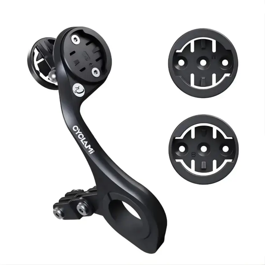Cyclami M6W 3 in 1 Bicycle Mount for GPS Computer, Light & Action Camera