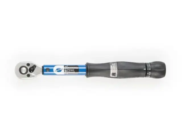 Parktool Tools | Small Ratcheting Click-Type Torque Wrench 2-14Nm, 3/8" Drive, PT-TW-5.2