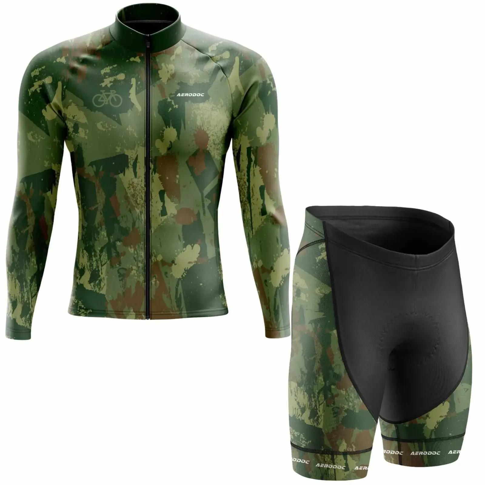 Recon Rider Military Cycling Jersey (Full Sleeves + Nonbib Shorts)