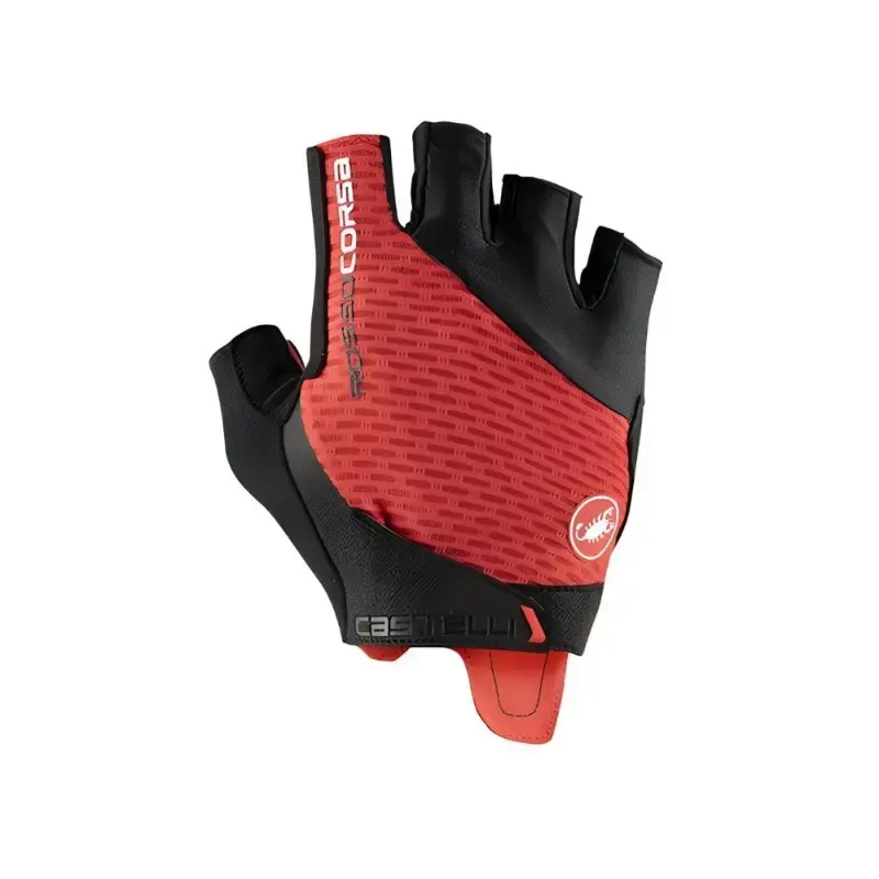Castelli Rosso Corsa Pro V Mens Cycling Gloves Red