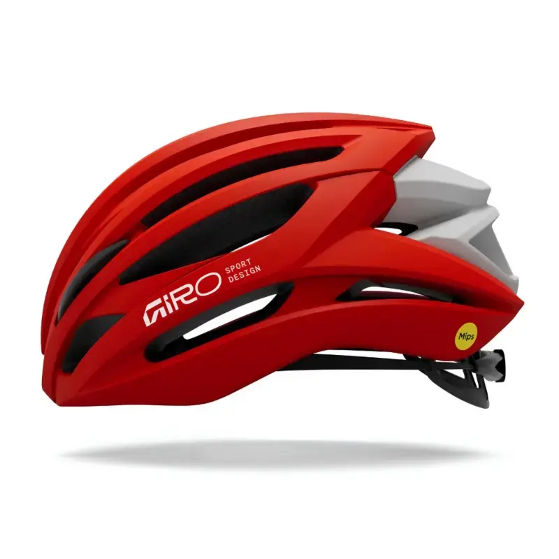 Giro Syntax Mips Road Cycling Helmet Matte Flame Red
