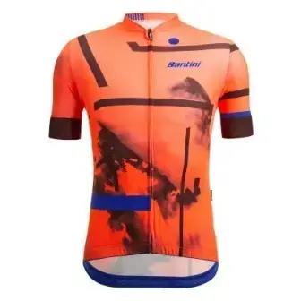 Santini Delta Berg Jersey – Flashy Orange