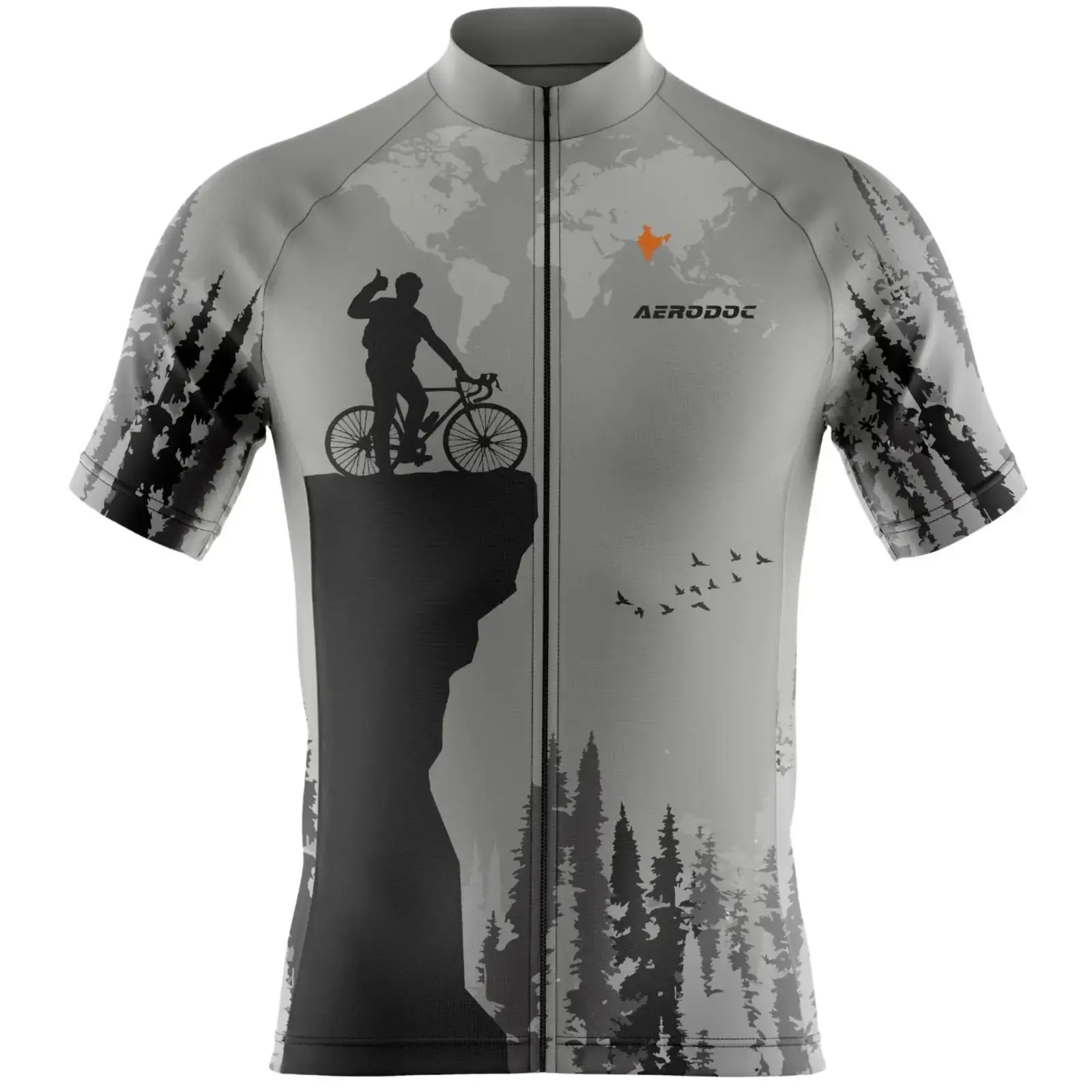 Trailblazer Unisex Outdoor Cycling Jersey for All-Terrain Adventures (Half Sleeve Jersey)