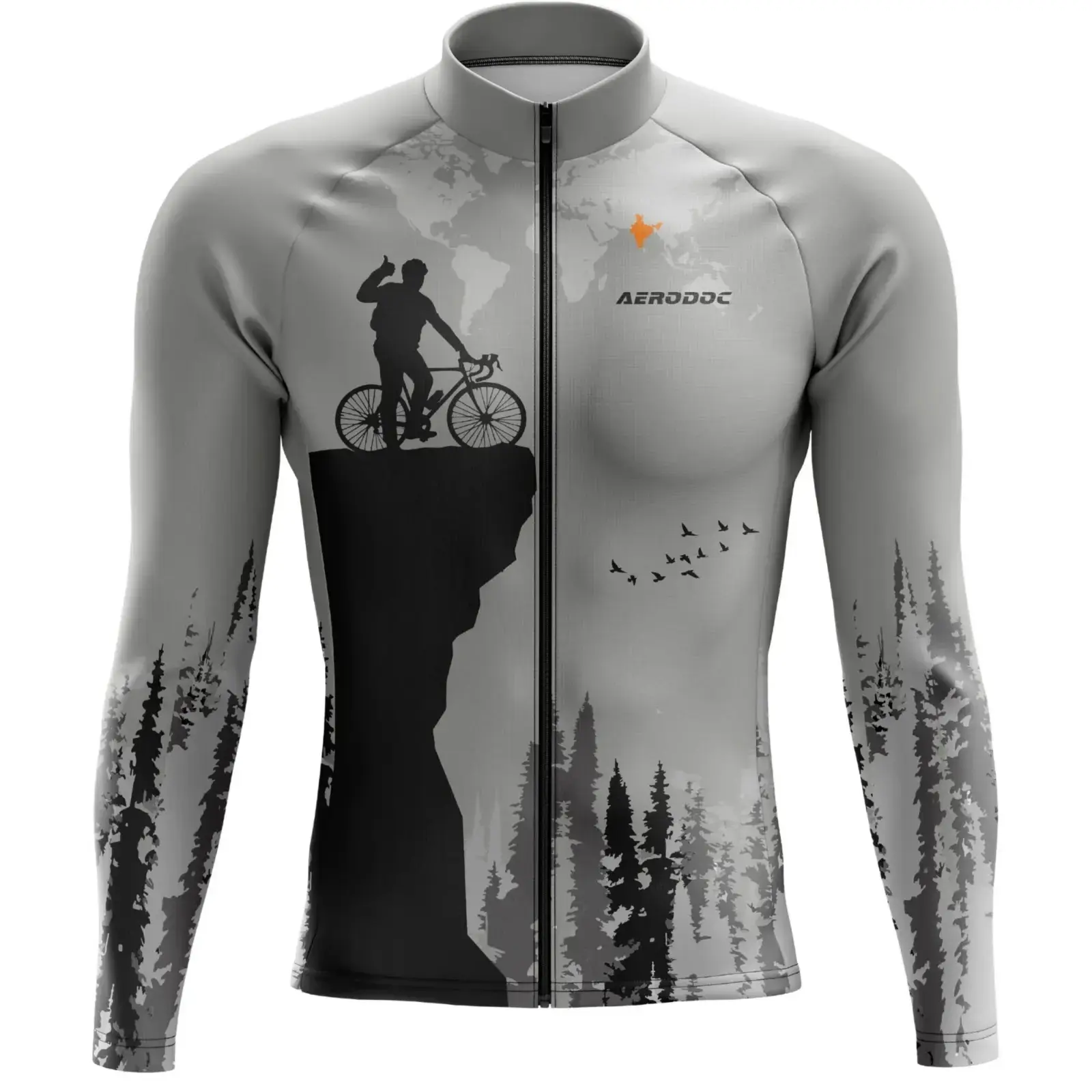 Trailblazer Unisex Outdoor Cycling Jersey for All-Terrain Adventures (Full Sleeve Jersey)