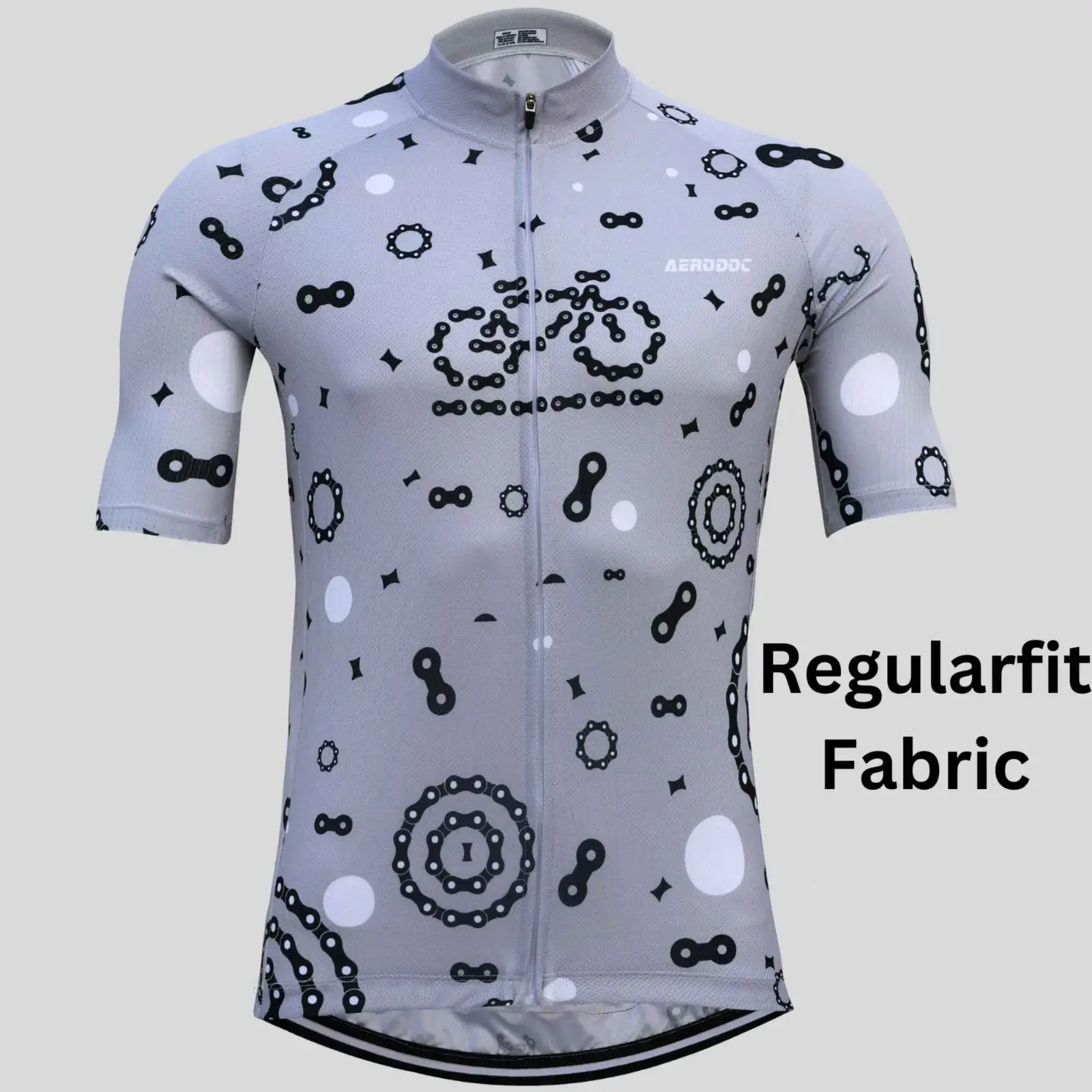 Aerodoc Chain Reaction Men's Cycling Jersey (Regular fit-Half Sleeves)