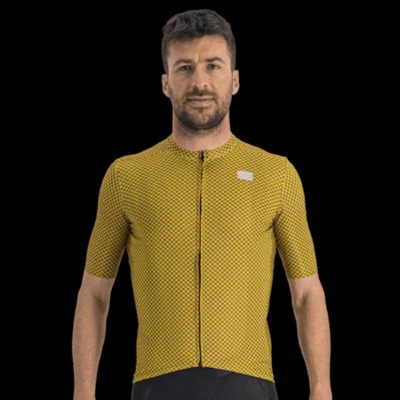 Sportful Checkmate Mens Cycling Jersey (Masala Malives), S