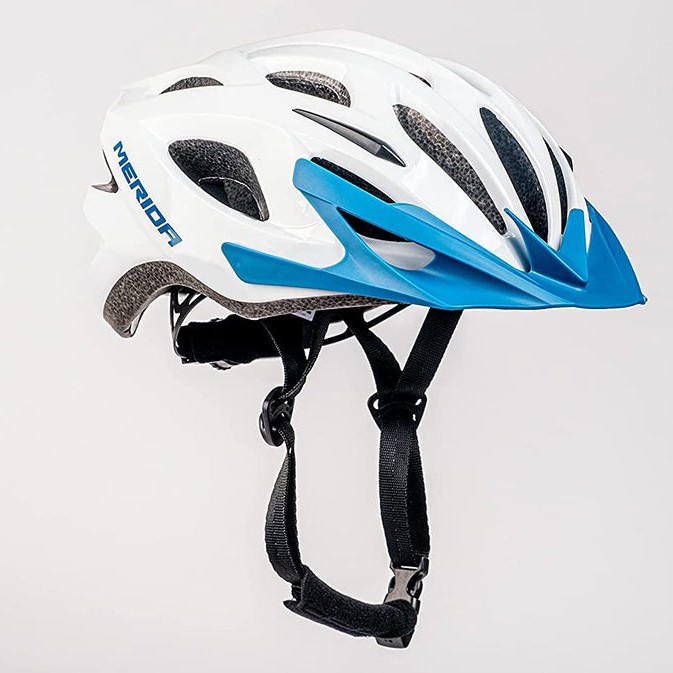 Merida Charger Kj201 Cycle Helmet White Blue Size L