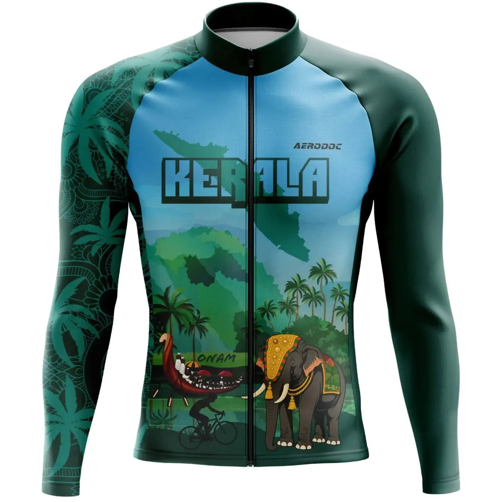 Kerala Cycling Jersey and Bib Shorts (Full Sleeves Jersey Only)