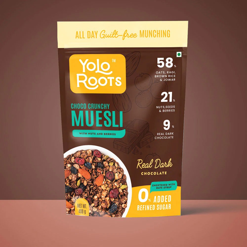 Choco Crunchy Muesli With Nuts Berries 400g