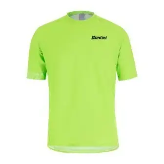 Santini MTB Sasso Jersey-Fluo Green