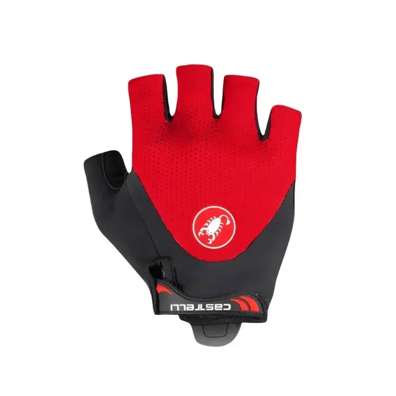 Castelli Arenberg Gel 2 Mens Cycling Gloves Rich Red