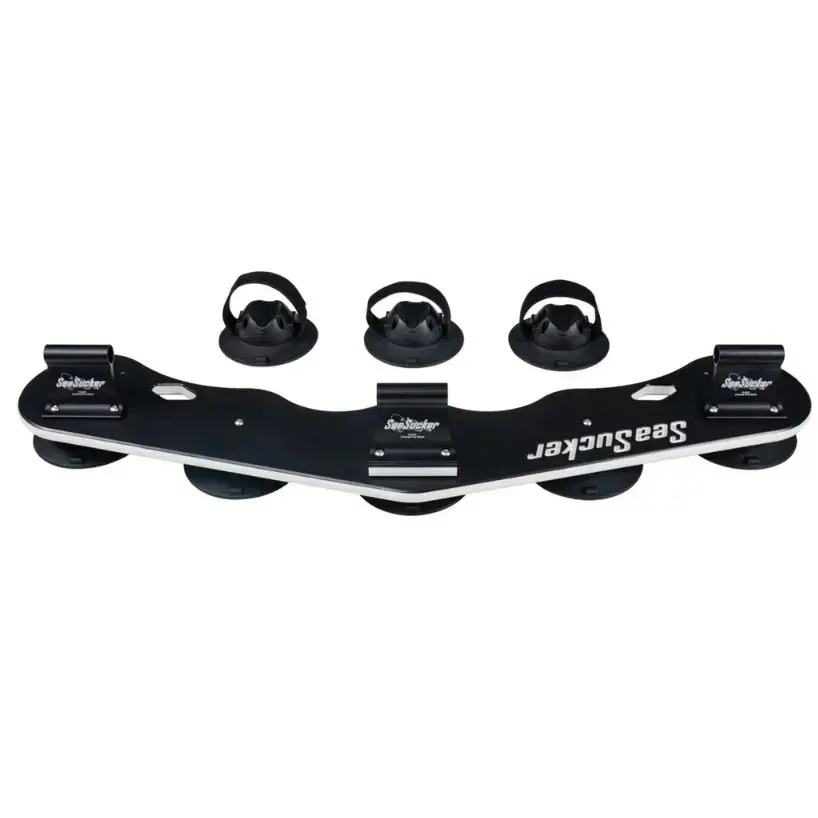SeaSucker Roof Bike Racks | Bomber 3-Bike, with Rear Wheel Straps