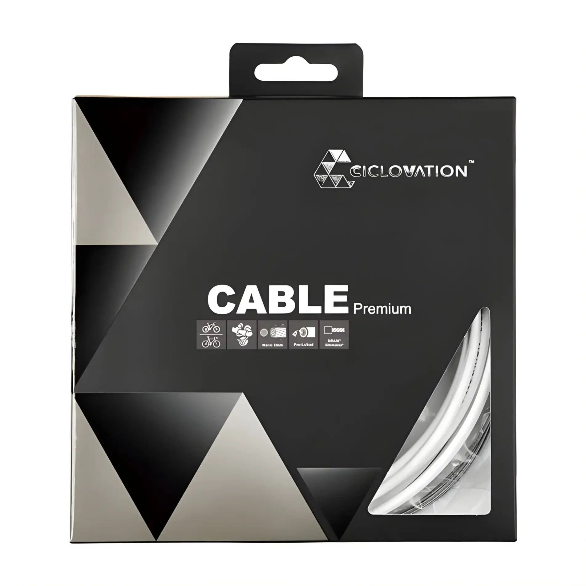 Universal for road & mountain, shift set, Shimano/SRAM system. Stainless-nano slick cable with 4mm linear lube shift out