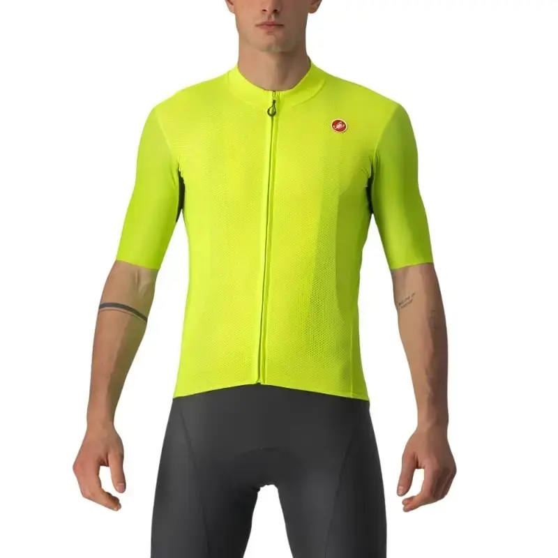 Castelli Endurance Elite Mens Cycling Jersey Electric Lime