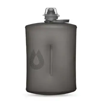 Hydrapak Stow Flexible Bottle-Mammoth Grey (1 Ltr)