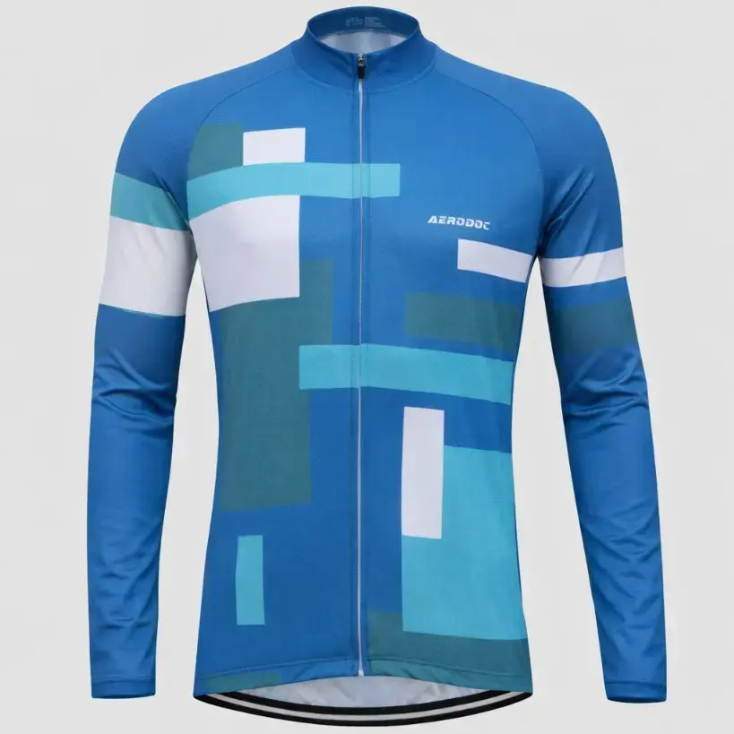 Aerodoc GeoPulse Cycling Jersey (Race Fit-Full Sleeves)