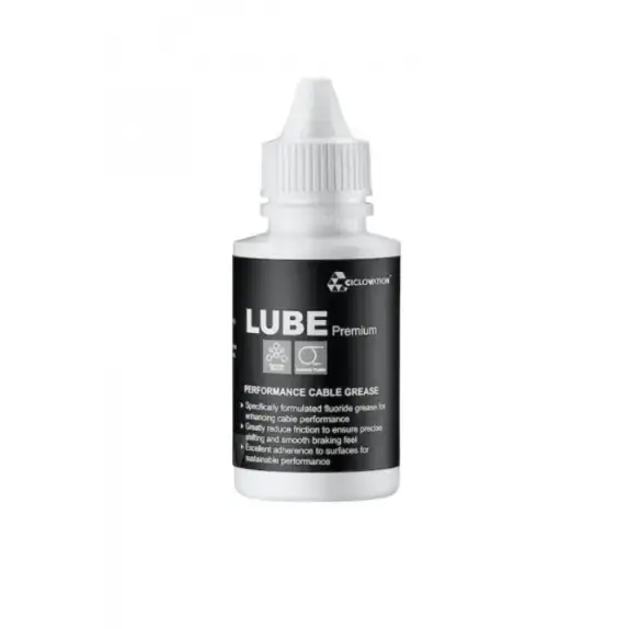Cable lube: superior formulated compound, keeps the cable moving freely in the outer casing corrosion-free performance