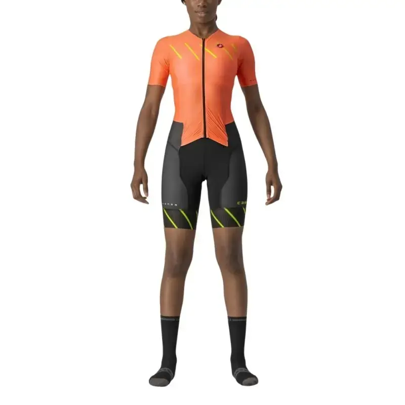 Castelli Free Sanremo 2 Womens Triathlon Suit Coral Flash