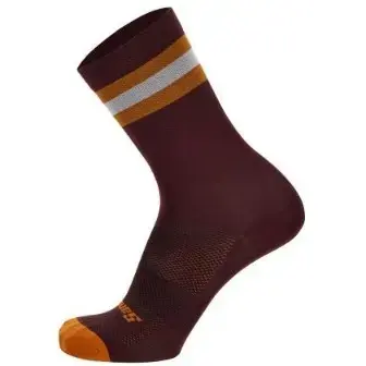 Santini Bengal High Profile Socks-Burgundy