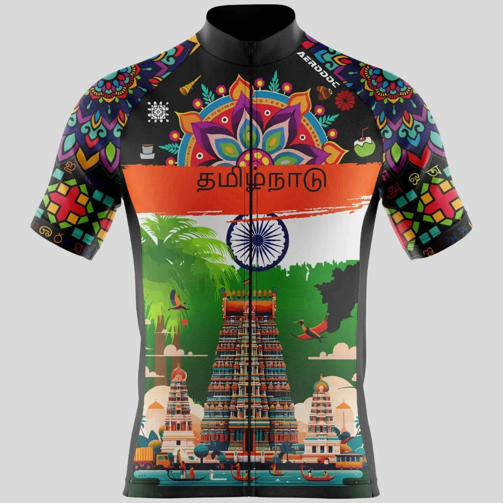 Tamil Nadu Cycling Jersey and Bib Shorts (Half Sleeve jersey Only)