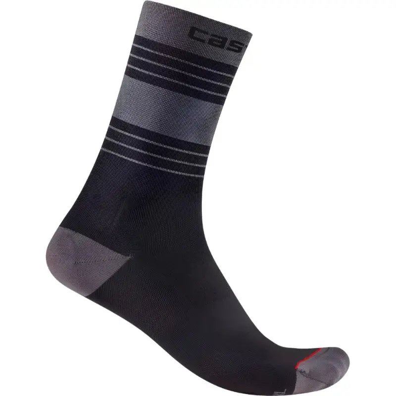 Castelli Simbolo 15 Unisex Cycling Socks Dark Grey Black