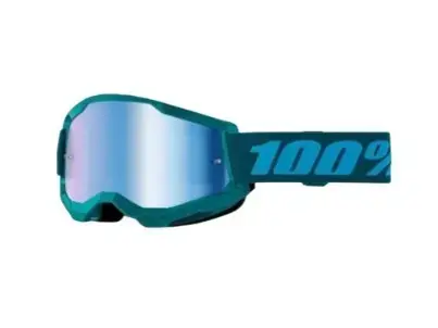 100% STRATA 2 Goggle Stone - Mirror Blue Lens