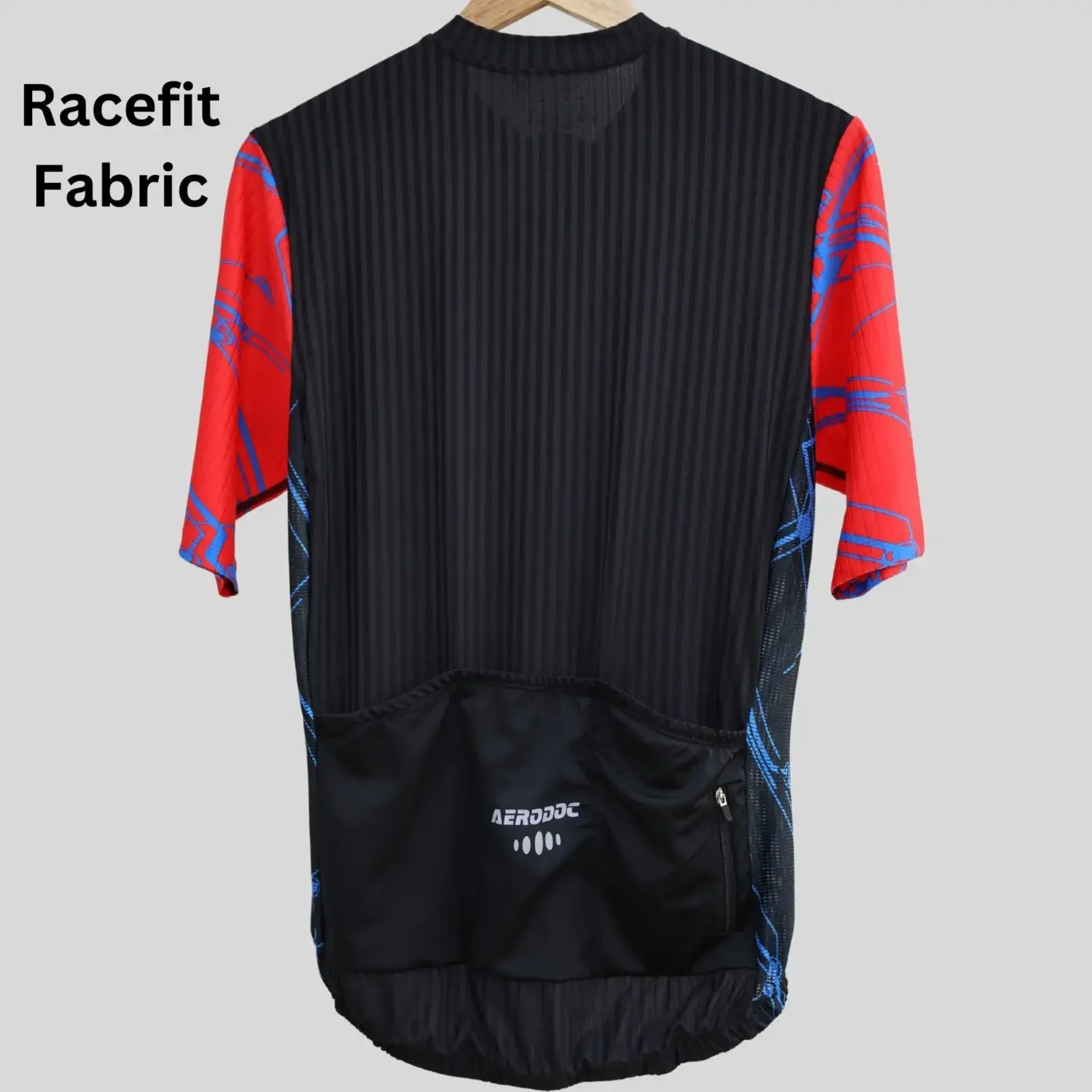 Aerodoc Blackout Grid Performance Cycling Jersey (Regular fit-Half Sleeves)