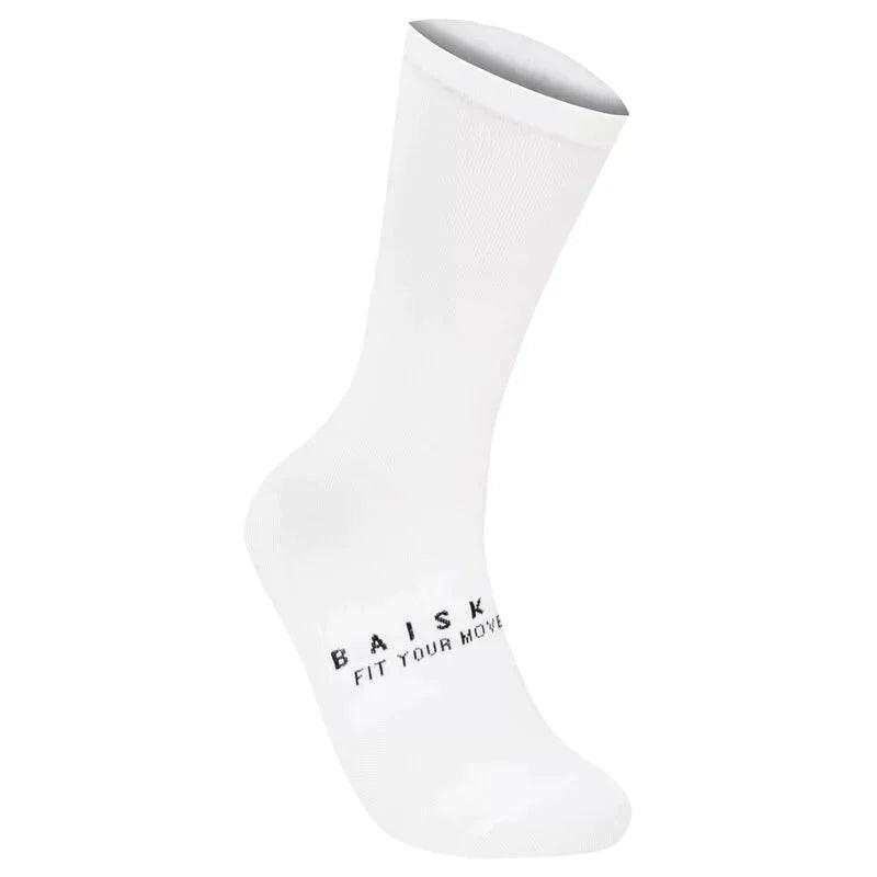 Baisky Mens Sport Socks Purity White Write