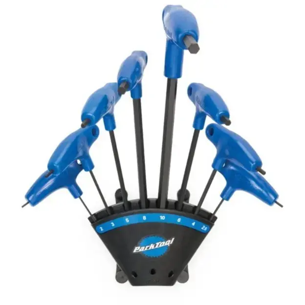 Parktool P-Handle Hex Wrench Set of 8 with Holder