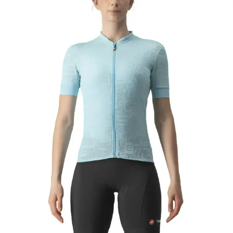 Castelli Promessa Jacquard Womens Cycling Jersey Skylight