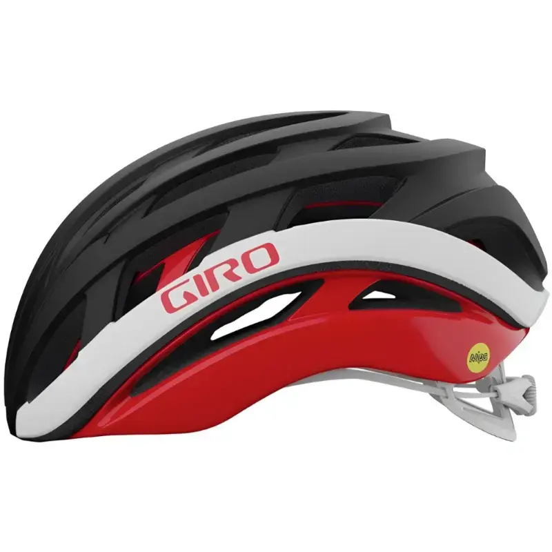 Giro Helios Spherical Mips Road Cycling Helmet Matte Black Red