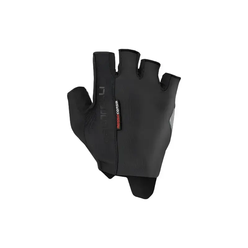 Castelli Rosso Corsa Espresso Unisex Cycling Gloves Black