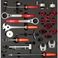 unior SET2-2600AC-US set of tools in tray 2 for 2600A and 2600C - Drivetrain tools