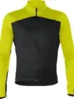 Mavic Cosmic Thermo Men's Cycling Jersey (Black/Suplhur Spring)