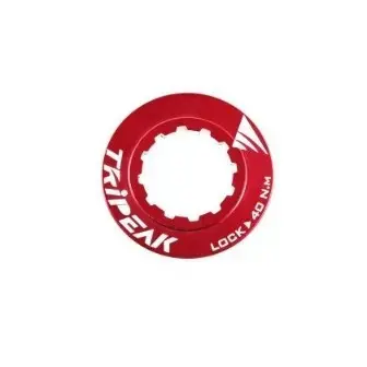 Tripeak Ultralight Rotor Lockring-Red (Set Of 2 Pcs.)