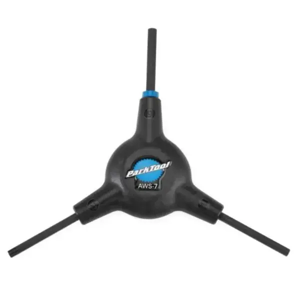 Parktool Tools | AWS-7 Hex/Torx® Compatible Three-Way Wrench 4mm/5mm/T25