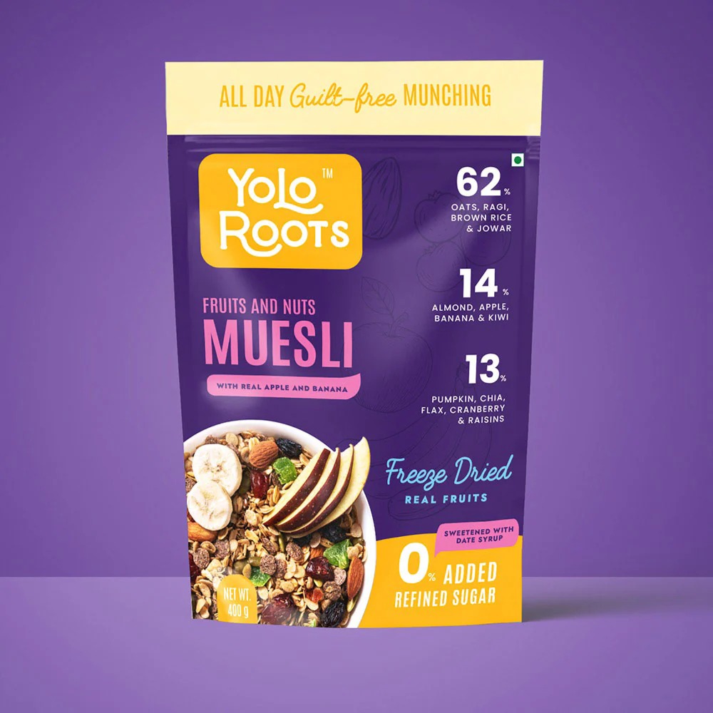 Fruit Nuts Muesli With Real Apple Banana 400g
