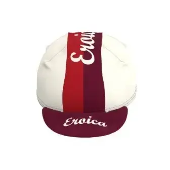 Santini Eroica Quiete Cycling Cap-Bordeaux