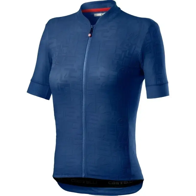 Castelli Promessa Jacquard Womens Cycling Jersey Agate Blue