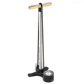Lezyne Sport Drive 2.5DV floor pump – metallic silver