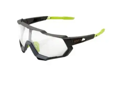 100% SPEEDTRAP - Soft Tact Cool Grey - Photochromic Lens - OS