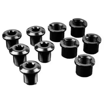 Absolute Black Chainring Bolt Set (MTB/Road) (Set Of 5 - Black)