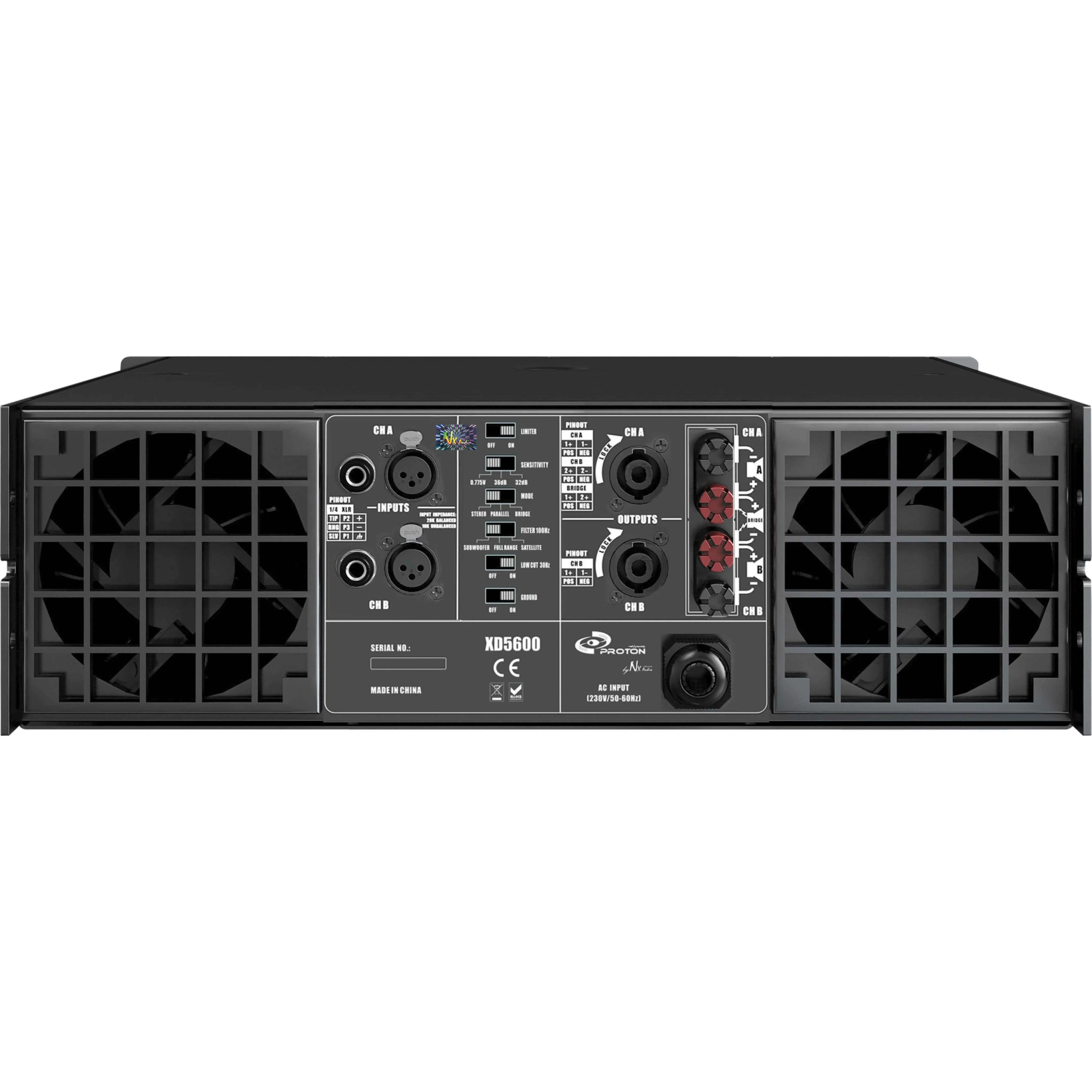 NX Audio XD-5600 Power Amplifier