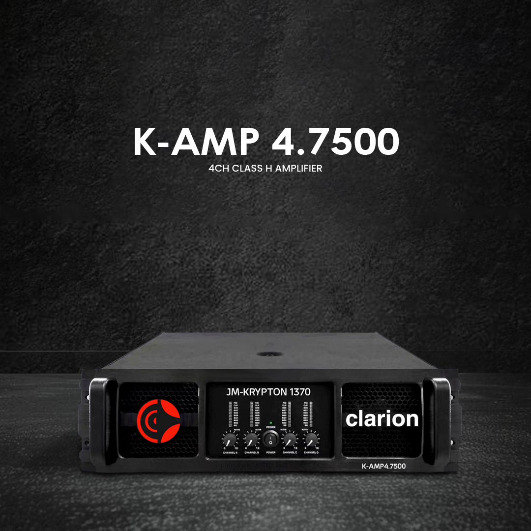 Clarion JM K AMP 4.7500 | 7500W Class H Power Amplifier