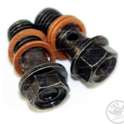 Buy Front Brake Line Hose Banjo Bolt Kit For Royal Enfield