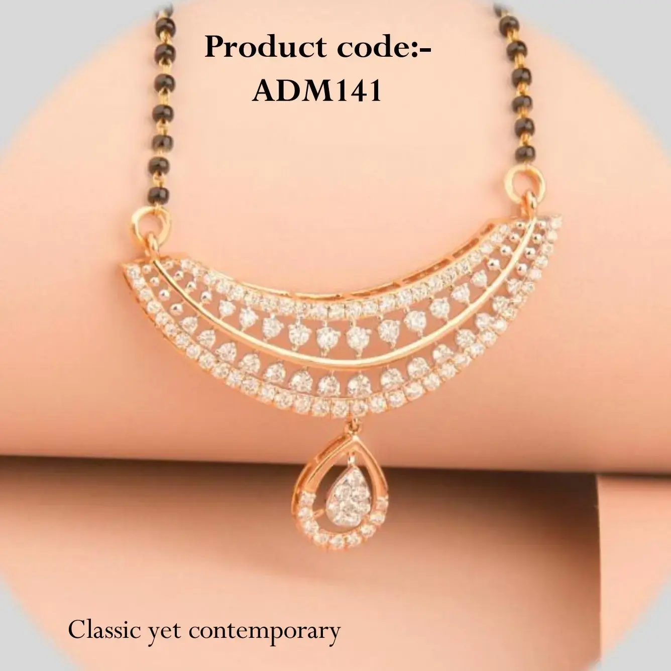 single diamond mangalsutra designs with price