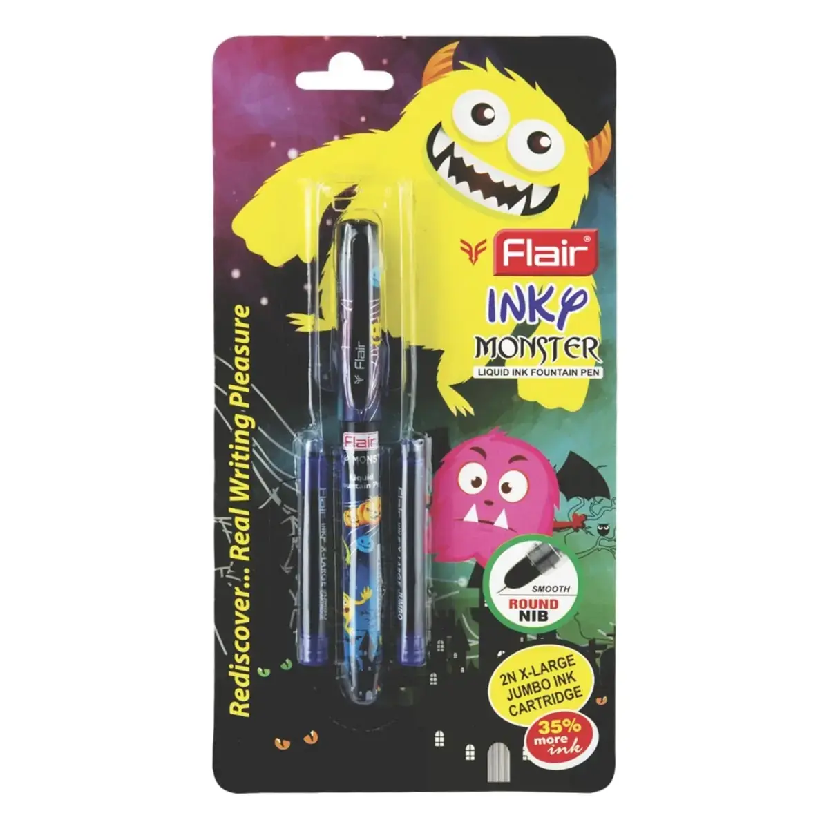 Buy FLAIR Inky Series Monster Liquid Ink Fountain Pen Blister Pack