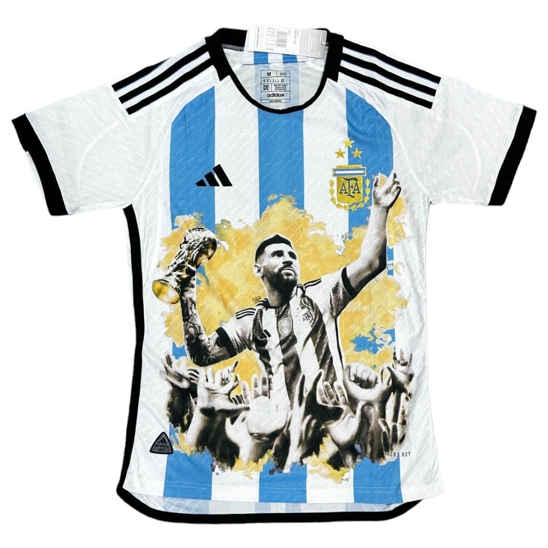 Argentina 2022 Messi Messi Maillot Argentine ARGENTINA STAR HOME