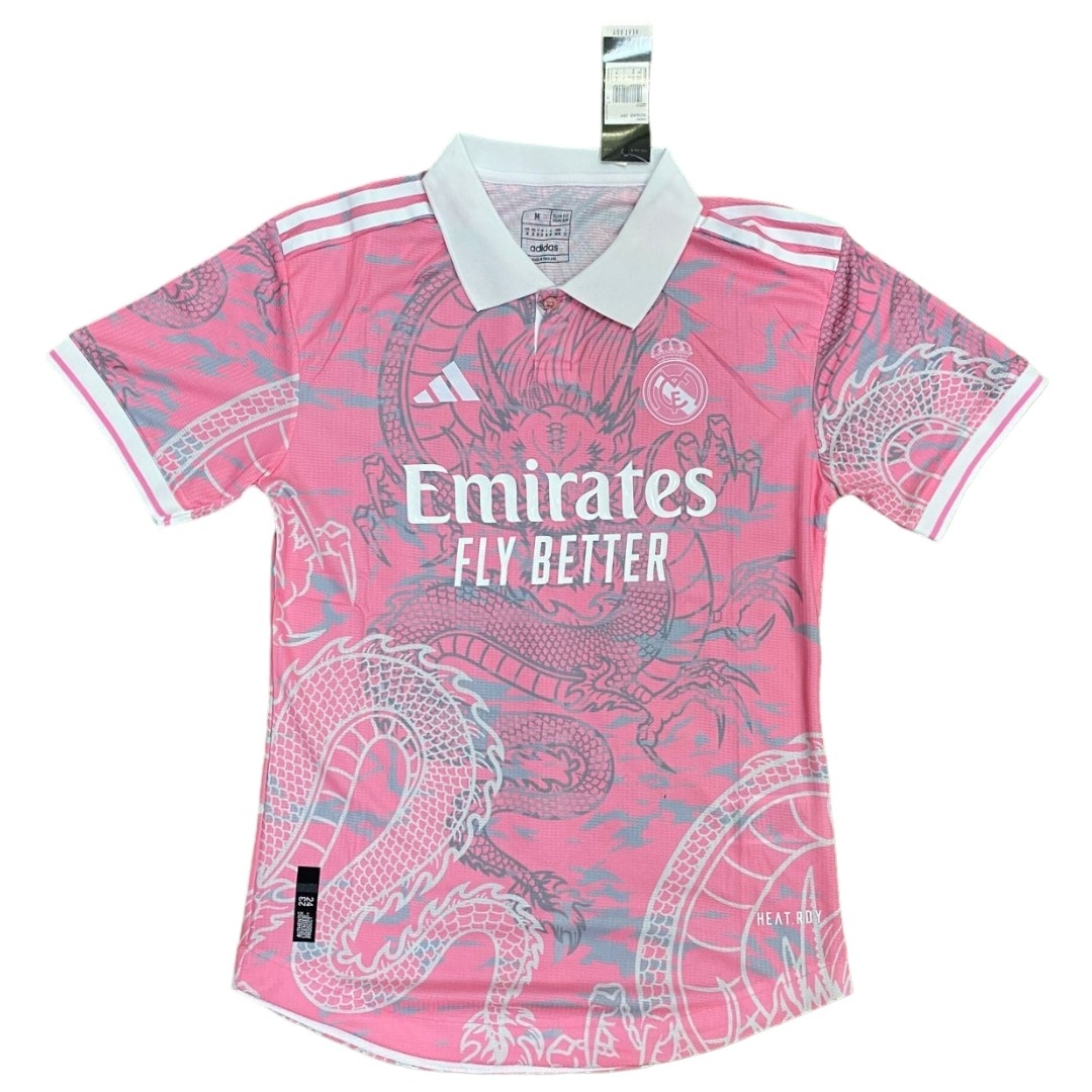 Dragon Fly Emirates Shirt Pink Buy [Player Version] Real Madrid